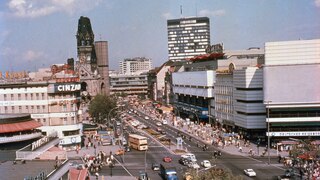 Blick auf den Kurfürstendamm im Jahre 1970, Foto: rbb